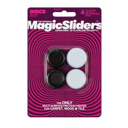 MAGIC SLIDERS Floorslide1-1/8X1-1/4Tip 04273